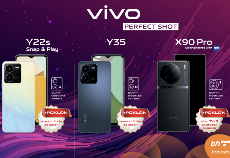 Inovativni Vivo mobiteli postavljaju nove standarde, a u ponudi BH Telecoma prate ih pokloni